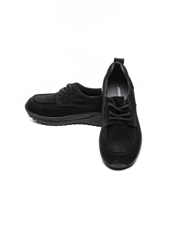 Pantofi Casual Dama din piele naturala 53661 BLACK | ADVANCER