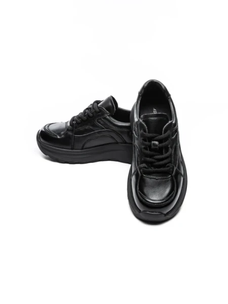 Pantofi Sport Dama din piele naturala S5353 BLACK | ADVANCER