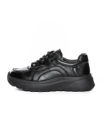 Pantofi Sport Dama din piele naturala S5353 BLACK | ADVANCER