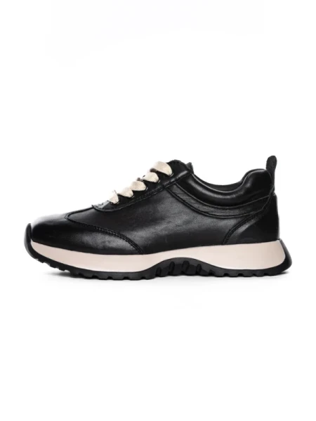 Pantofi Sport Dama din piele naturala 3708-1 BLACK | ADVANCER