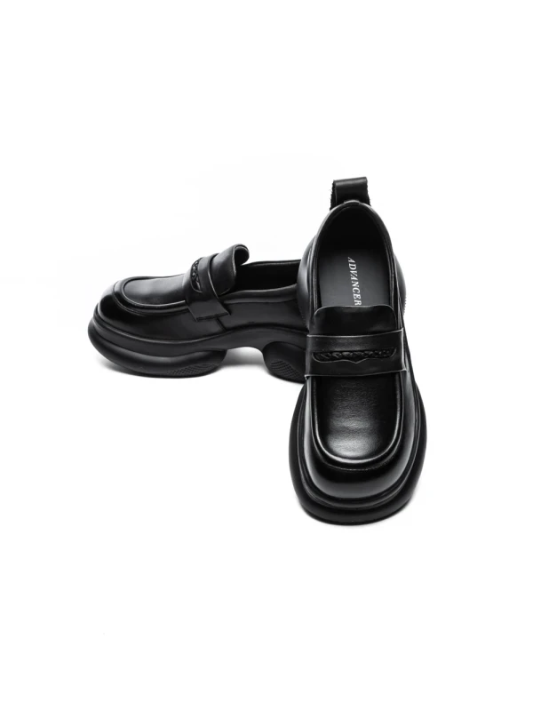 Pantofi Casual Dama din piele naturala 10821 BLACK | ADVANCER