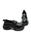 Pantofi Casual Dama din piele naturala 10821 BLACK | ADVANCER