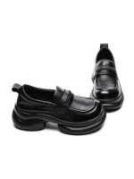 Pantofi Casual Dama din piele naturala 10821 BLACK | ADVANCER