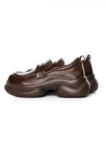 Pantofi Casual Dama din piele naturala 10821 BROWN | ADVANCER