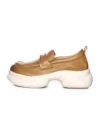 Pantofi Casual Dama din piele naturala 10821 YELLOW | ADVANCER