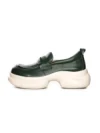Pantofi Casual Dama din piele naturala 10821 GREEN | ADVANCER