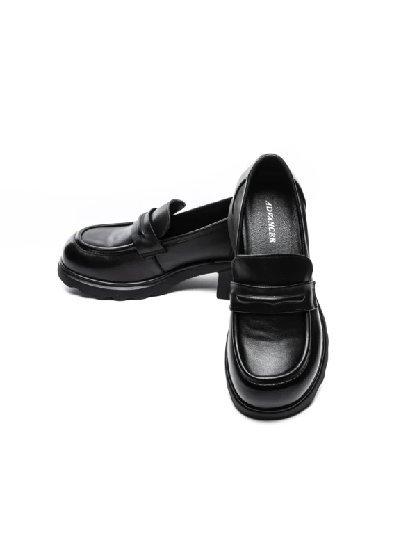 Pantofi Casual Dama din piele naturala 25N88 BLACK | ADVANCER
