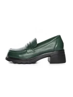 Pantofi Casual Dama din piele naturala 25N88 GREEN | ADVANCER