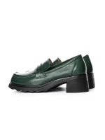 Pantofi Casual Dama din piele naturala 25N88 GREEN | ADVANCER