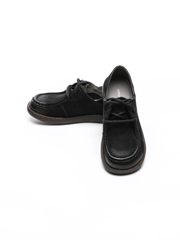 Pantofi Casual Dama din piele naturala 3852 BLACK | ADVANCER