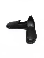 Pantofi Casual Dama din piele naturala 6150 BLACK | ADVANCER
