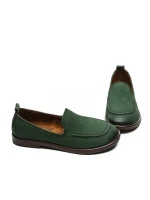 Pantofi Casual Dama din piele naturala 6150 GREEN | ADVANCER