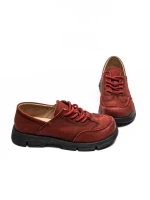 Pantofi Casual Dama din piele naturala 6886 RED | ADVANCER