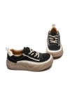 Pantofi Sport Dama din piele naturala 77006 BLACK | ADVANCER