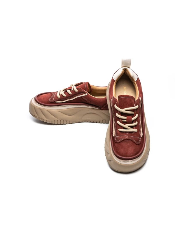 Pantofi Sport Dama din piele naturala 77006 RED | ADVANCER