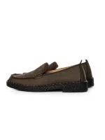 Pantofi Casual Dama din piele naturala 2881X KHAKI | ADVANCER