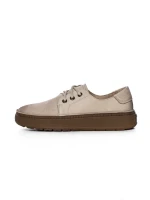 Pantofi Casual Dama din piele naturala 663-1 CREAM | ADVANCER
