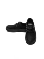 Pantofi Casual Dama din piele naturala 663-1 BLACK | ADVANCER