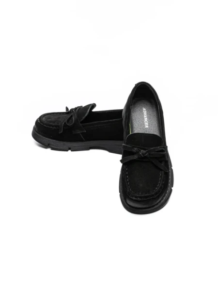 Pantofi Casual Dama din piele naturala 6889 BLACK | ADVANCER