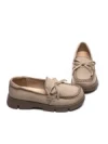 Pantofi Casual Dama din piele naturala 6889 CREAM | ADVANCER