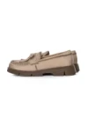 Pantofi Casual Dama din piele naturala 6889 CREAM | ADVANCER