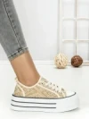 Tenisi Dama 806-4C BEIGE | RED JIN