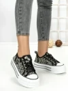 Tenisi Dama 887-4A BLACK | RED JIN