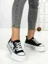 Tenisi Dama 810-4A BLACK-WHITE | RED JIN
