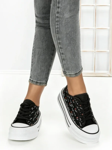 Tenisi Dama 885-4A BLACK | RED JIN