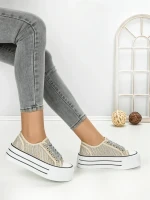 Tenisi Dama 809-4C SILVER | RED JIN