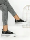 Tenisi Dama 889-4A BLACK | RED JIN