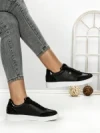 Sneakers Dama 817-4A BLACK | RED JIN