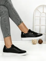 Sneakers Dama 817-4A BLACK | RED JIN