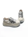 Pantofi Casual Dama din piele naturala KM9813 SILVER | ADVANCER