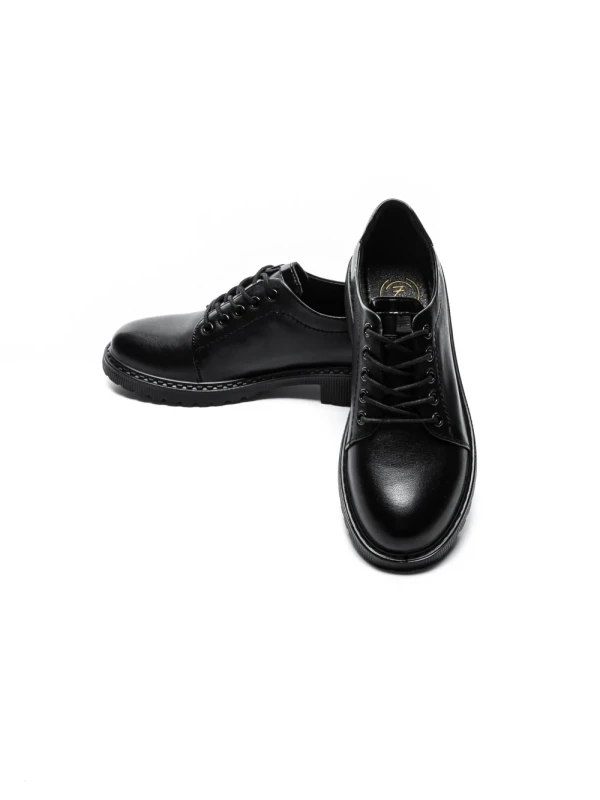 Pantofi Casual Dama din piele naturala 3218Q03 BLACK | FORMAZIONE