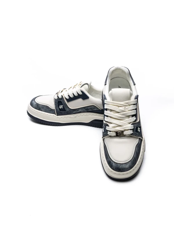 Pantofi Sport Barbati din piele naturala 6601 BLUE | ADVANCER