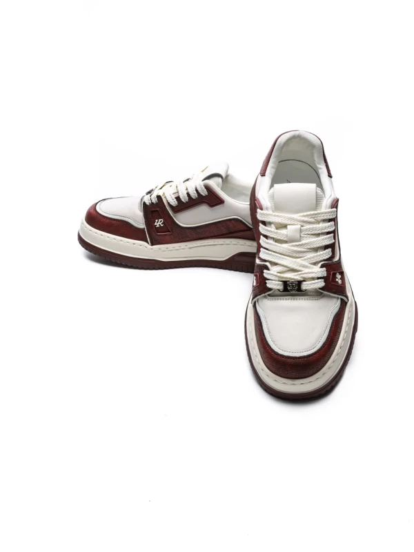 Pantofi Sport Barbati din piele naturala 6601 RED | ADVANCER
