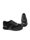 Pantofi Sport Barbati din piele naturala 1-230-77 BLACK | ADVANCER