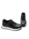 Pantofi Sport Barbati din piele naturala 5326 BLACK | ADVANCER