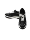 Pantofi Sport Barbati din piele naturala 7Q8807 BLACK | ADVANCER