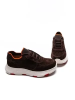 Pantofi Sport Barbati din piele naturala 25911 COFFEE | ADVANCER