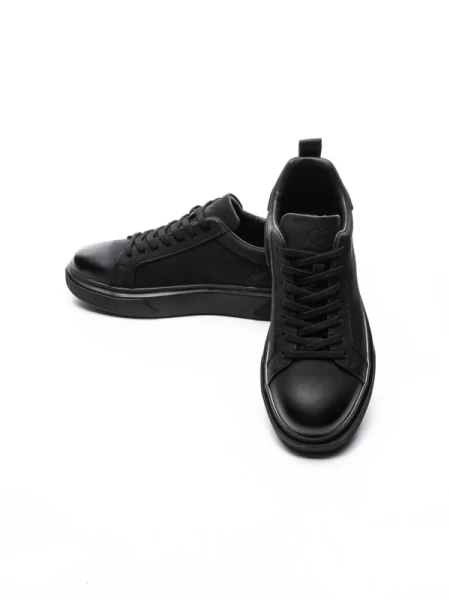 Pantofi Sport Barbati din piele naturala 3209B BLACK | ADVANCER