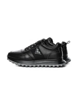 Pantofi Sport Barbati din piele naturala 7058 BLACK-GREY | ADVANCER