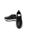 Pantofi Sport Barbati din piele naturala 7058 BLACK-WHITE | ADVANCER