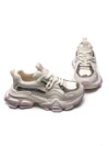 Pantofi Sport Dama din piele naturala HY5757-2 CREAM-ORANGE | FRANCO GERARDO
