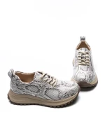 Pantofi Sport Dama din piele naturala 10886 GREY | ADVANCER