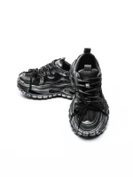 Pantofi Sport Barbati din piele naturala S52369 BLACK | ADVANCER