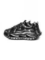 Pantofi Sport Barbati din piele naturala S52369 BLACK | ADVANCER