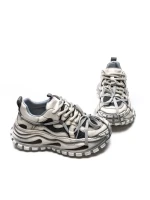 Pantofi Sport Barbati din piele naturala S52369 WHITE | ADVANCER