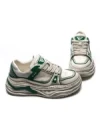 Pantofi Sport Barbati din piele naturala 98512-1 WHITE-GREEN | ADVANCER